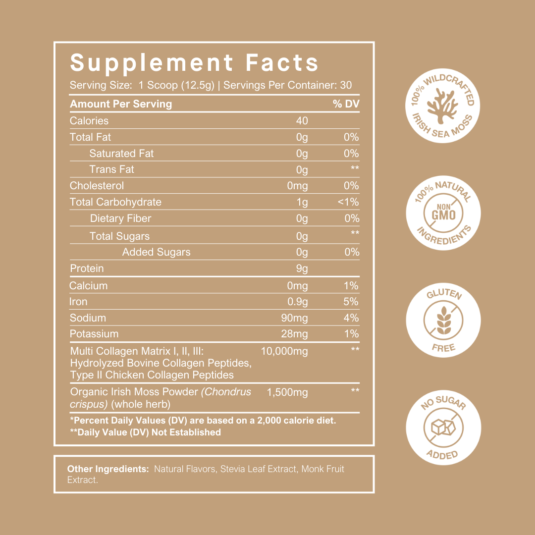 Vanilla-Caramel Collagen Sea Moss
