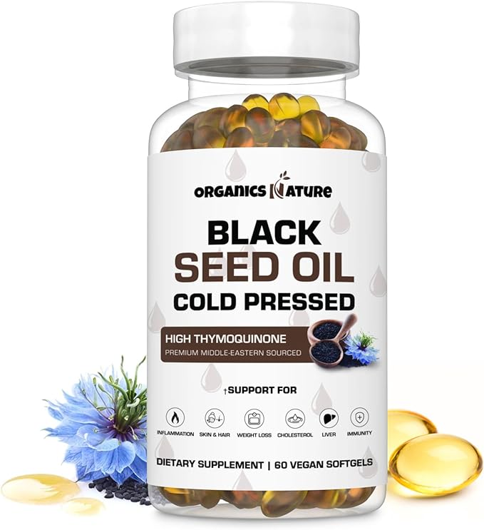 Black Seed Oil Capsules Cold Pressed (one-time purchase)